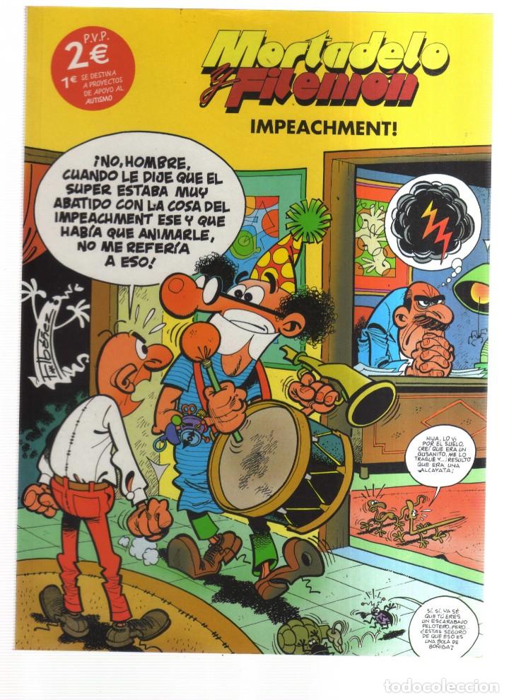 Tebeos: MORTADELO Y FILEMON - IMPEACHMENT - Foto 1