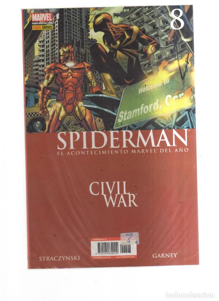Tebeos: SPIDERMAN N,8 CIVIL WAR EL ACONTECIMIENTO MARVEL DE A&Ntilde;O - Foto 1