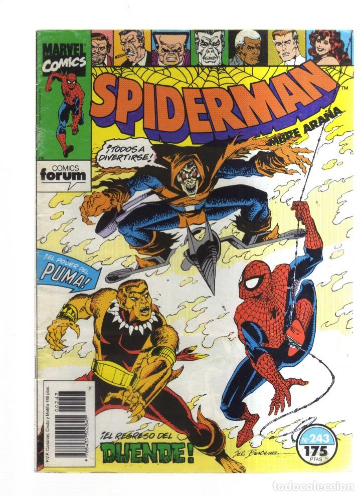 Tebeos: SPIDERMAN N,243 FORUM EL HOMBRE ARA&Ntilde;A - Foto 1