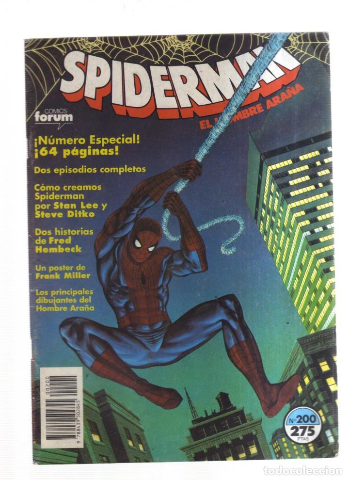 Tebeos: SPIDERMAN FORUN N,200 EL HOMBRE ARA&Ntilde;A - Foto 1