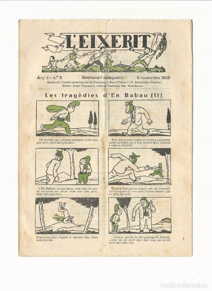 Tebeos: Setmanari catequistic. L&acute;eixerit. Any II. 5 - Foto 1