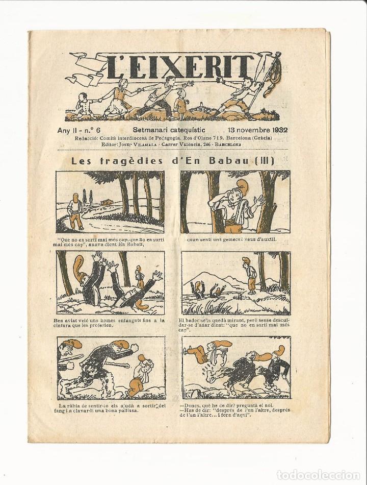 Tebeos: Setmanari catequistic. L&acute;eixerit. Any II. 6 - Foto 1