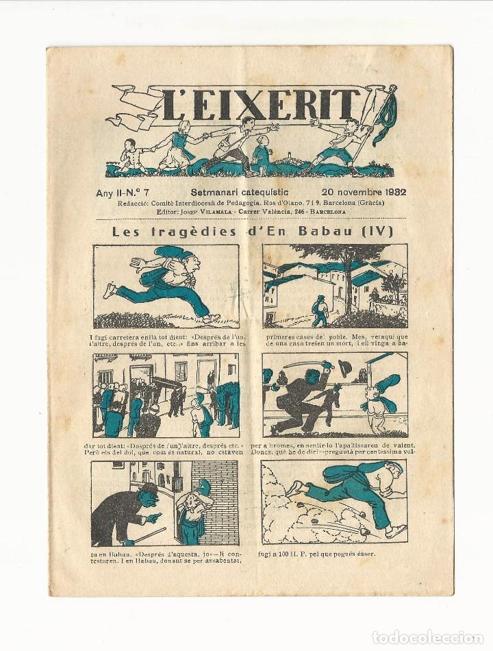 Tebeos: Setmanari catequistic. L&acute;eixerit. Any II. 7 - Foto 1
