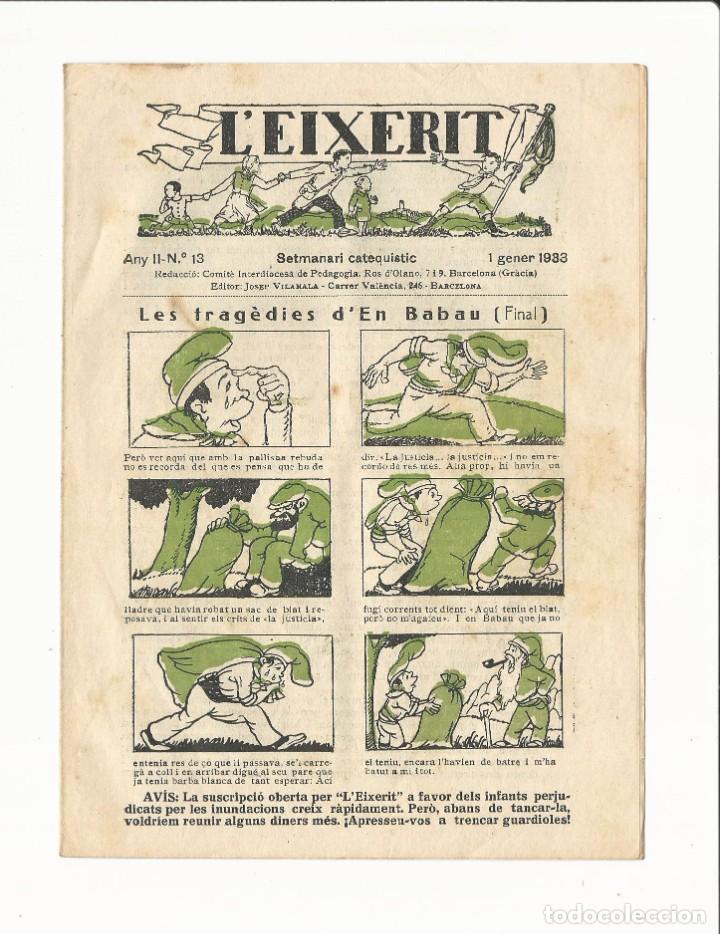 Tebeos: Setmanari catequistic. L&acute;eixerit. Any II. 13 - Foto 1