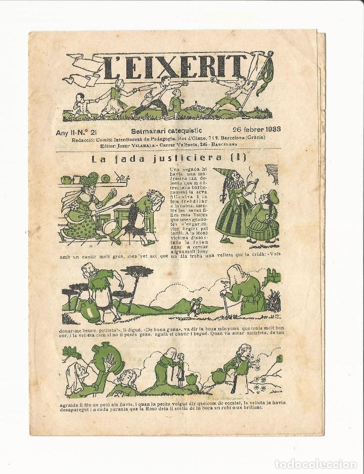 Tebeos: Setmanari catequistic. L&acute;eixerit. Any II. 21 - Foto 1