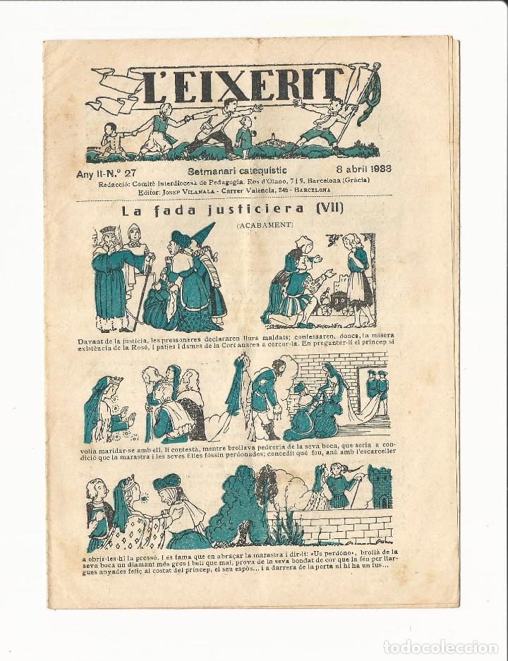 Tebeos: Setmanari catequistic. L&acute;eixerit. Any II. 27 - Foto 1