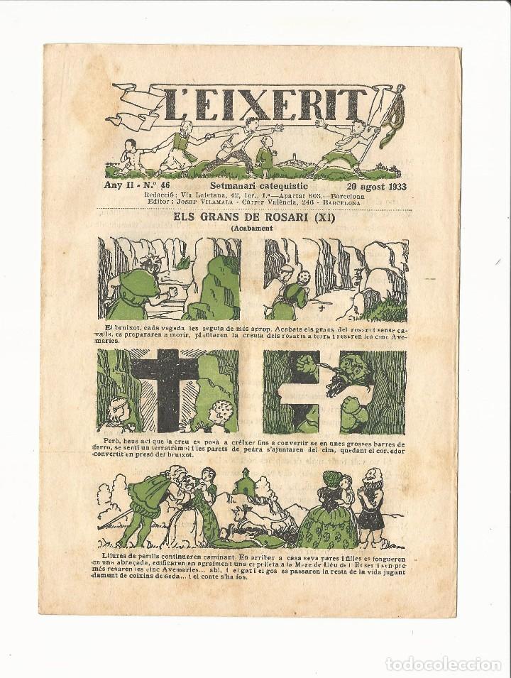 Tebeos: Setmanari catequistic. L&acute;eixerit. Any II. 46 - Foto 1