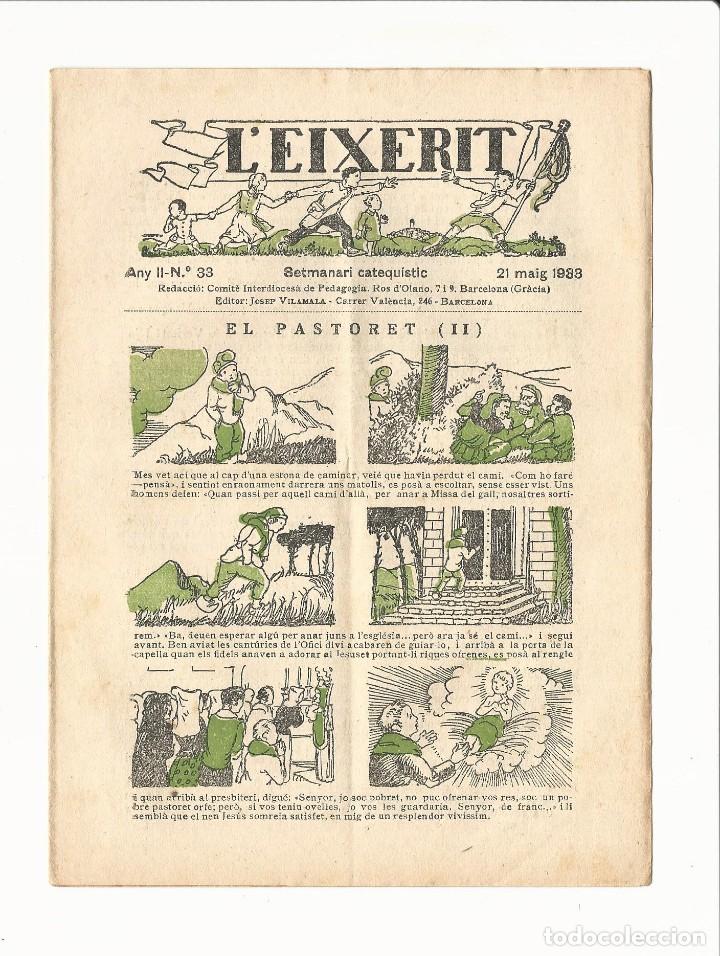 Tebeos: Setmanari catequistic. L&acute;eixerit. Any II. 33 - Foto 1
