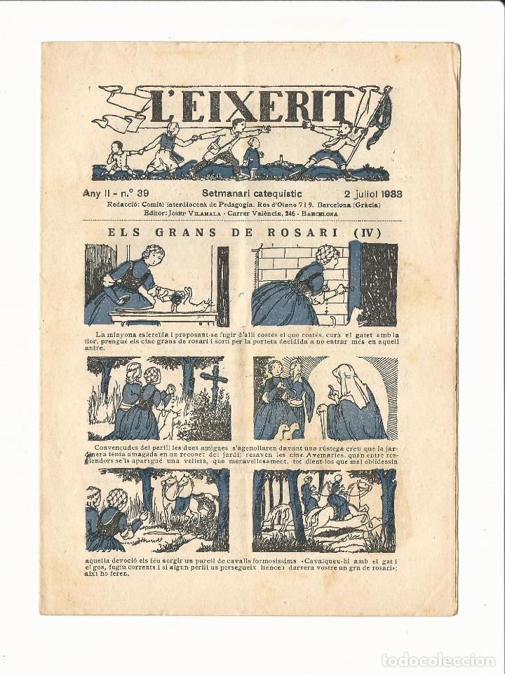 Tebeos: Setmanari catequistic. L&acute;eixerit. Any II. 39 - Foto 1