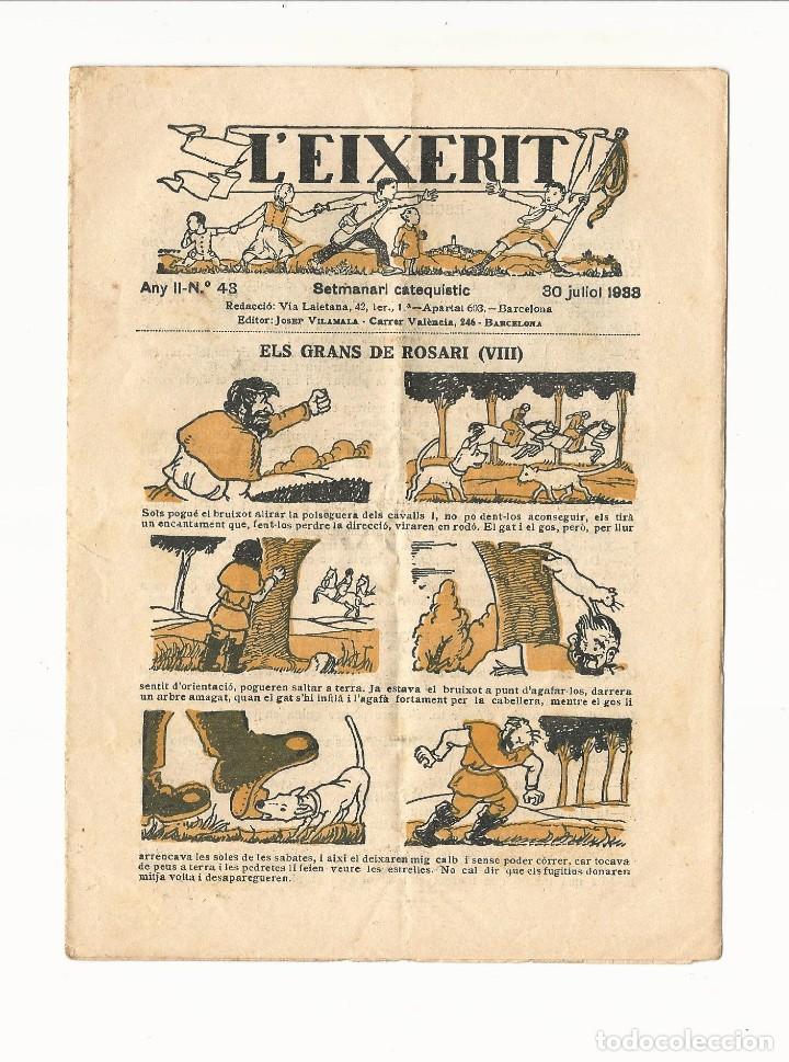 Tebeos: Setmanari catequistic. L&acute;eixerit. Any II. 43 - Foto 1