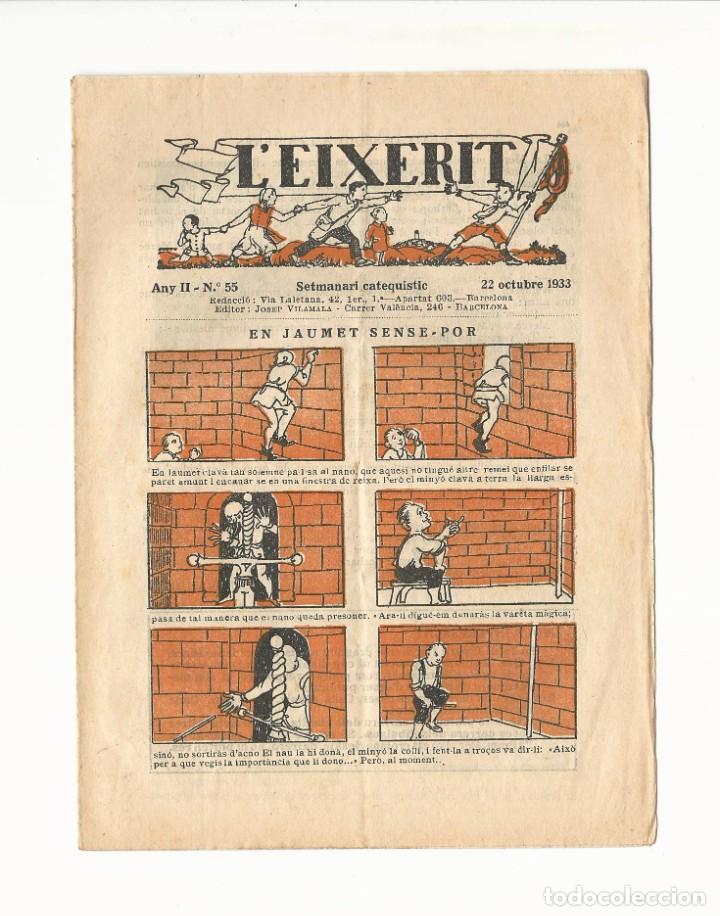 Tebeos: Setmanari catequistic. L&acute;eixerit. Any II. 55 - Foto 1
