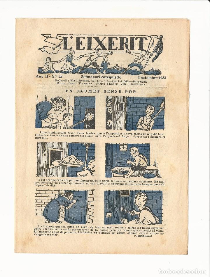 Tebeos: Setmanari catequistic. L&acute;eixerit. Any II. 48 - Foto 1