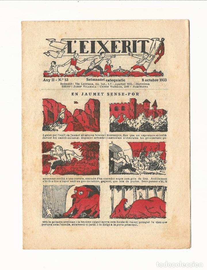 Tebeos: Setmanari catequistic. L&acute;eixerit. Any II. 53 - Foto 1