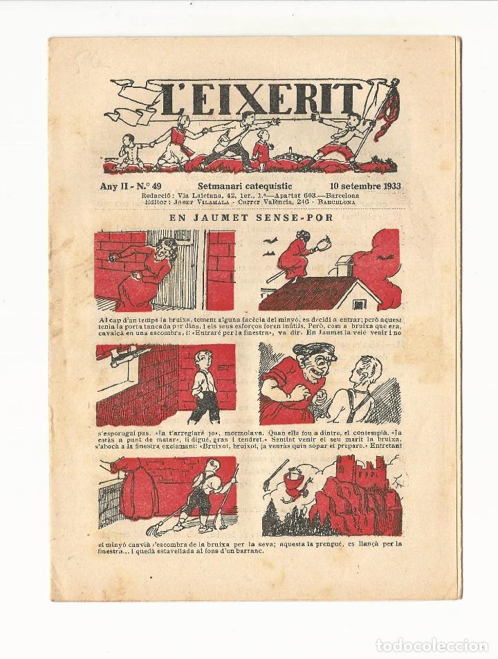 Tebeos: Setmanari catequistic. L&acute;eixerit. Any II. 49 - Foto 1