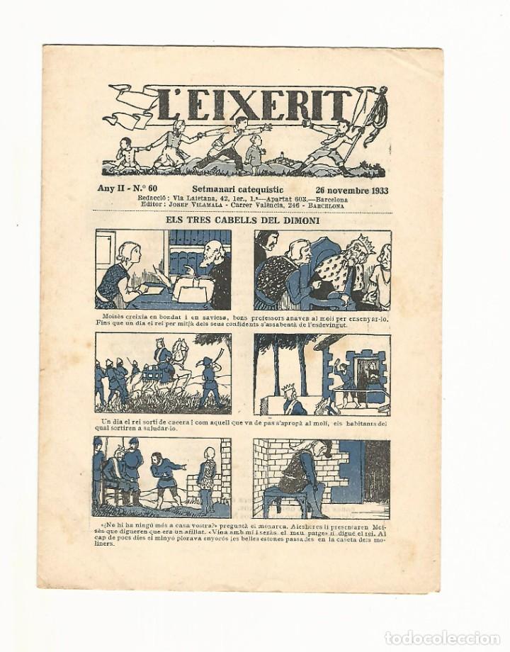 Tebeos: Setmanari catequistic. L&acute;eixerit. Any II. 60 - Foto 1