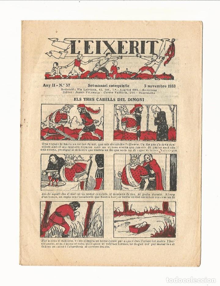Tebeos: Setmanari catequistic. L&acute;eixerit. Any II. 57 - Foto 1