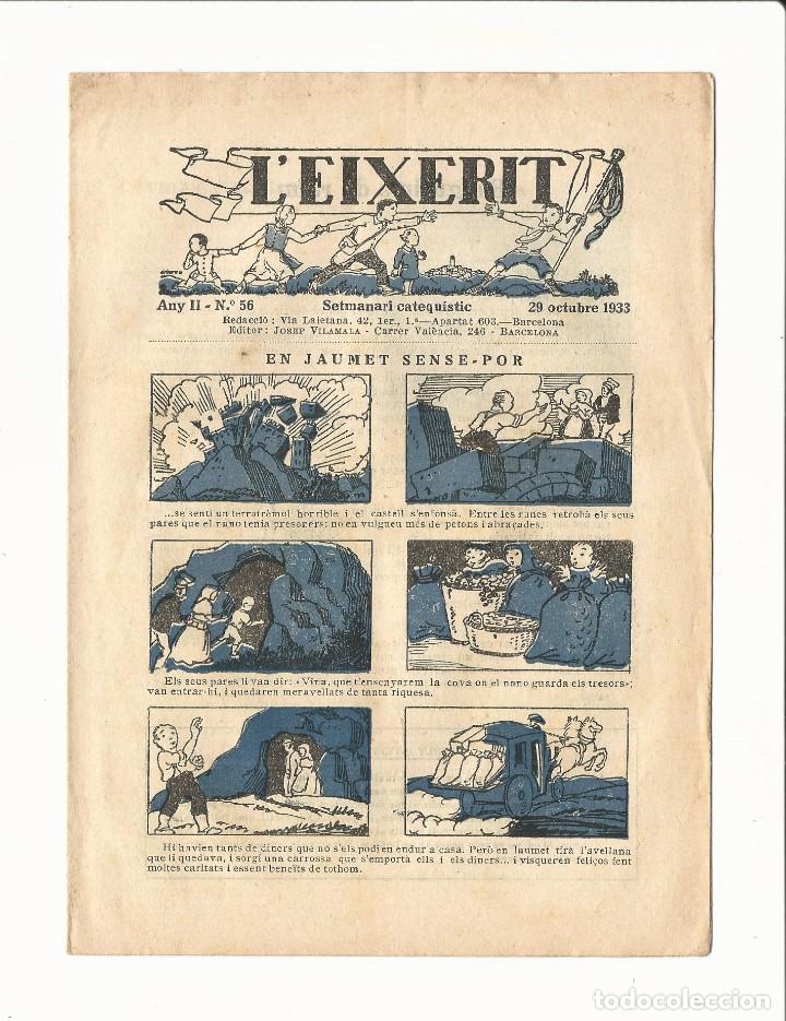 Tebeos: Setmanari catequistic. L&acute;eixerit. Any II. 56 - Foto 1