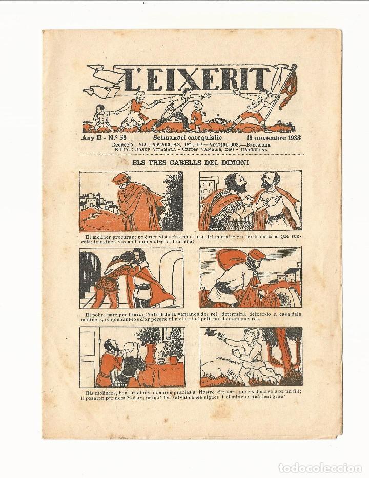 Tebeos: Setmanari catequistic. L&acute;eixerit. Any II. 59 - Foto 1
