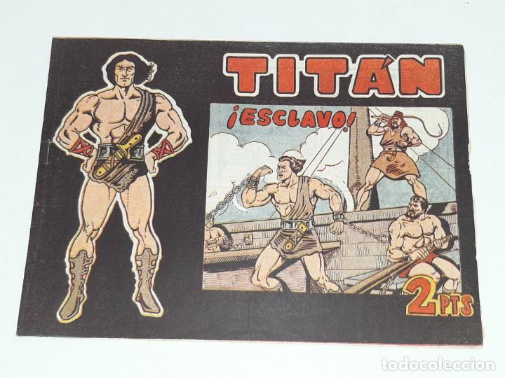 Tebeos: ANTIGUO COMIC TITAN N&ordm; 2 - ESCLAVO - EDICIONES ACROPOLIS A&Ntilde;O 1961 - Foto 2