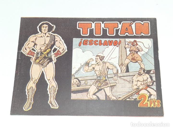 Tebeos: ANTIGUO COMIC TITAN N&ordm; 2 - ESCLAVO - EDICIONES ACROPOLIS A&Ntilde;O 1961 - Foto 1