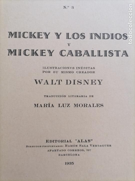 Tebeos: Mickey y los indios.Mickey caballista. Raro ejemplar del a&ntilde;o 1935.Mickey y los indios.Mickey caball - Foto 4