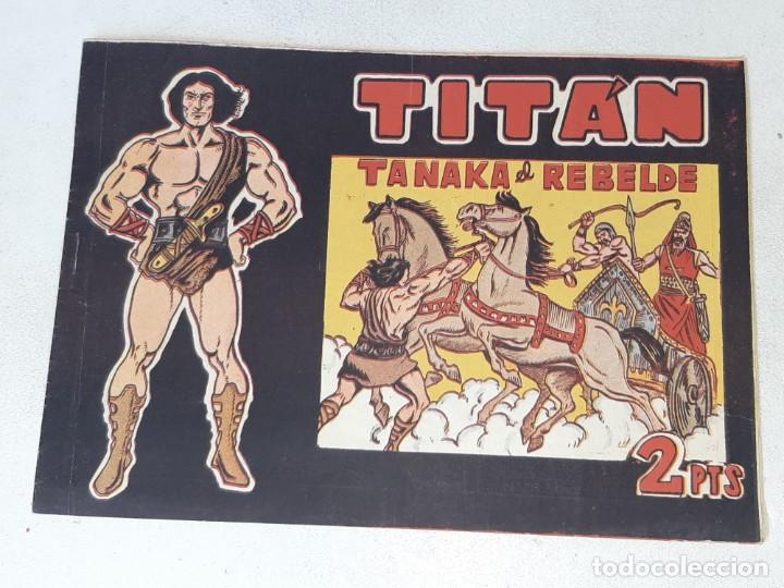 Tebeos: ANTIGUO COMIC TITAN N&ordm; 11 - TANAKA EL REBELDE - EDICIONES ACROPOLIS A&Ntilde;O 1961 - Foto 1