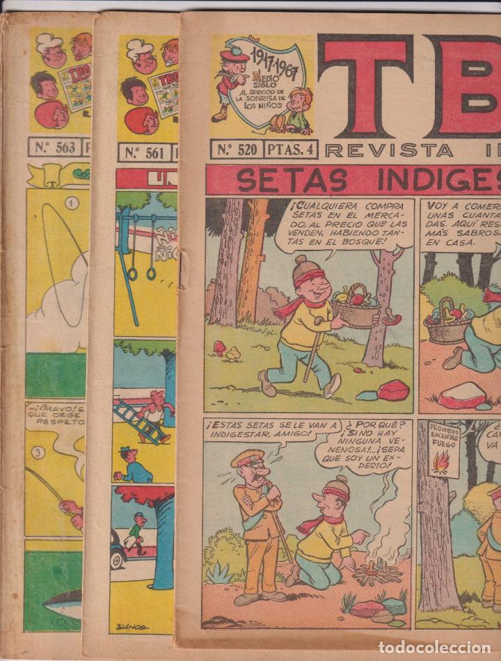 Tebeos: TBO. Lote de 3 ejemplares: 520, 561 y 563. Buigas - Foto 1