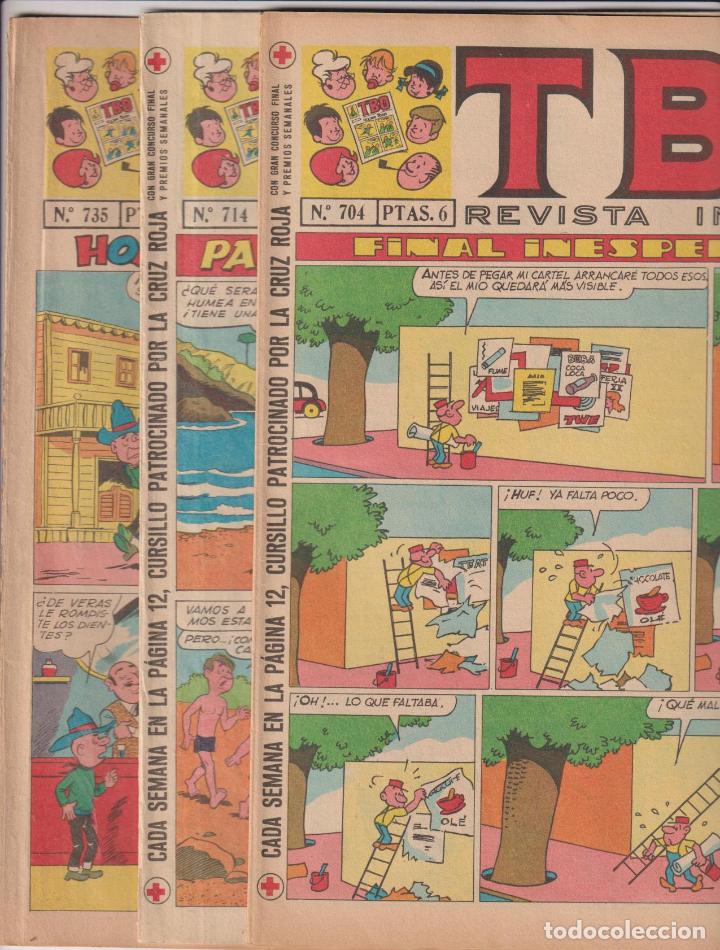 Tebeos: TBO. Lote de 3 ejemplares: 704, 714 y 735. Buigas - Foto 1