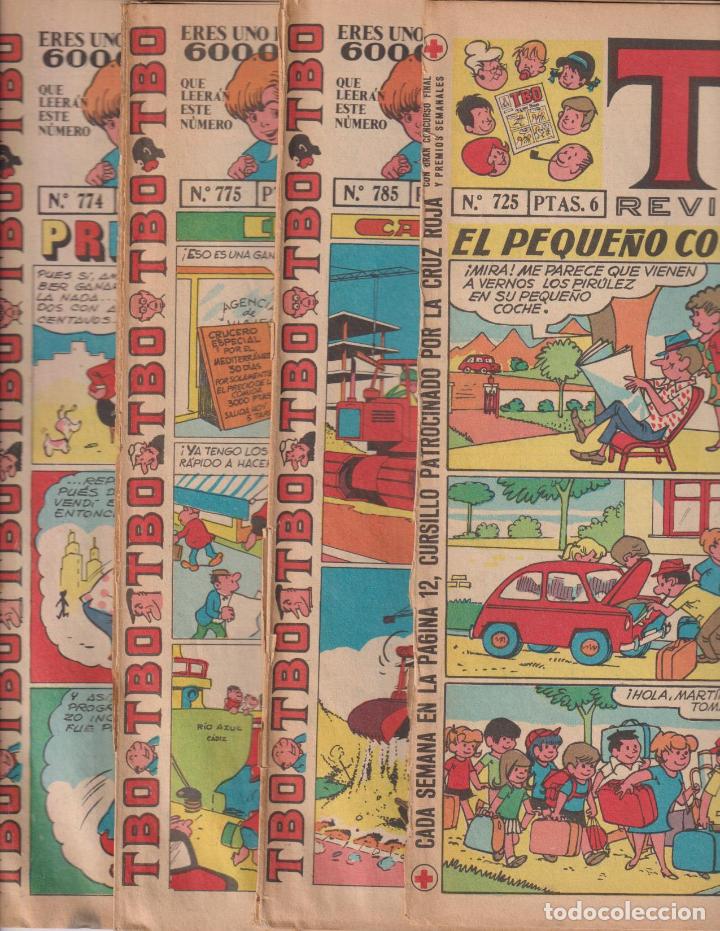 Tebeos: TBO. Lote de 4 ejemplares: 725, 774, 775 y 785 - Foto 1