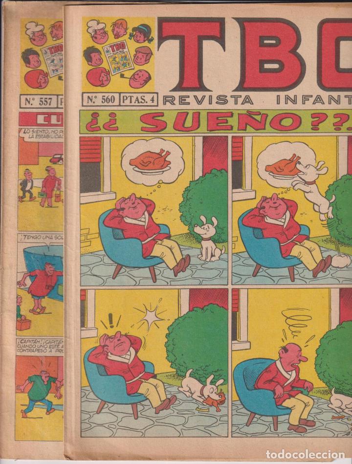 Tebeos: TBO. Lote de 2 ejemplares: 557 y 560 - Foto 1