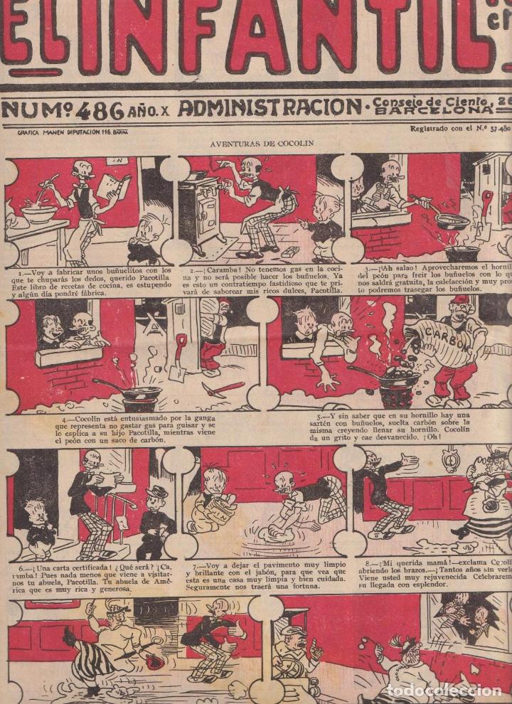 Tebeos: El Infantil n&ordm; 486. Editorial Marco 1926 - Foto 1
