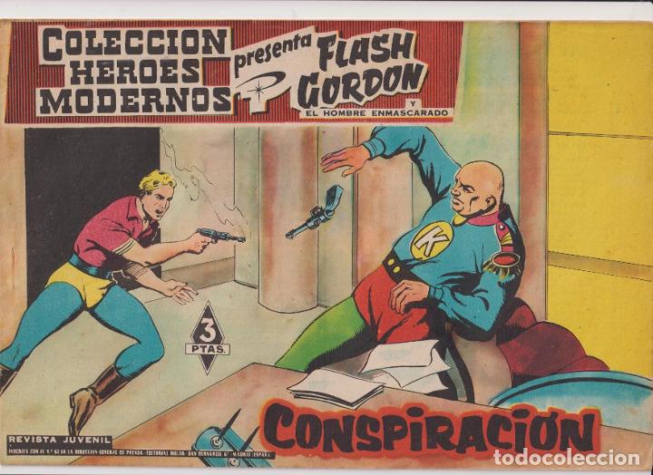 Tebeos: Flash Gordon y El Hombre Enmascarado n&ordm; 026. Dolar 1960 - Foto 1