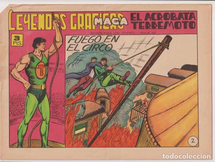 Tebeos: El Acr&oacute;bata Terremoto n&ordm; 2. Maga 1965. SIN ABRIR - Foto 1