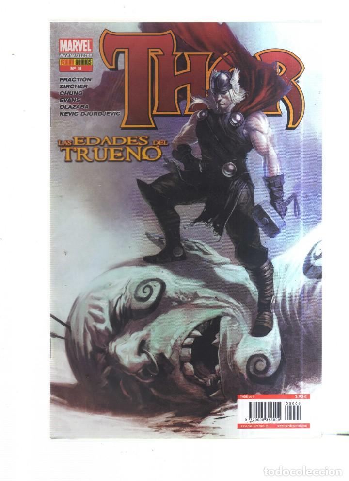 Tebeos: THOR N,9 MARVEL PANINI LAS EDADES DEL TRUENO - Foto 1