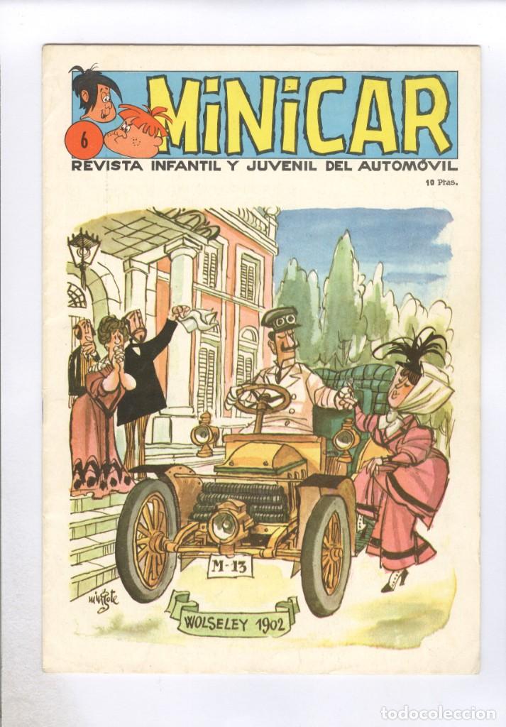 Tebeos: Alcance. Minicar. 6. Mingote. Recortable Chrysler barracuda 1965. - Foto 1