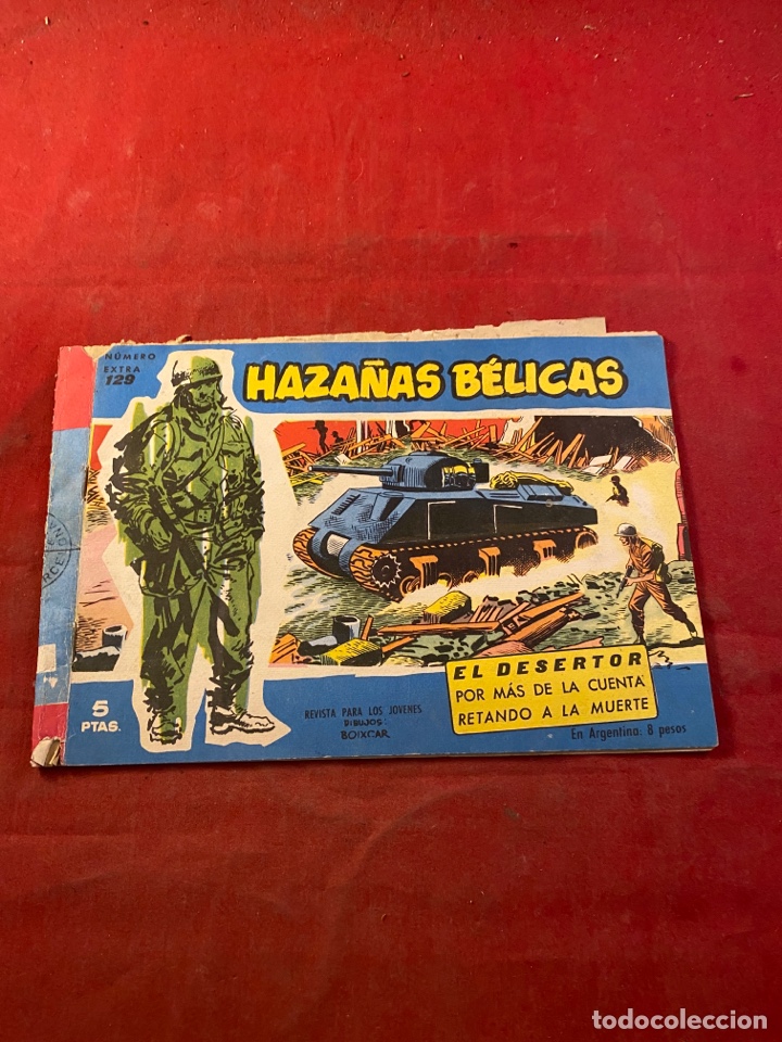 Tebeos: HAZA&Ntilde;AS B&Eacute;LICAS n129 - Foto 1
