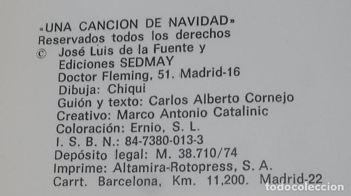Tebeos: Una canci&oacute;n de Navidad - Charles Dickens - Ediciones Sedmay (1974) - Foto 3