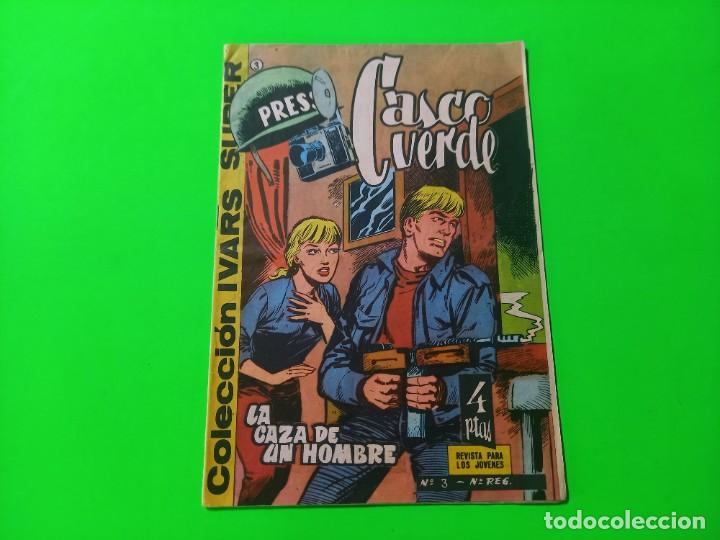 Tebeos: CASCO VERDE N&ordm;3 Colecci&oacute;n Ivars Super 1965 REFC35 - Foto 1