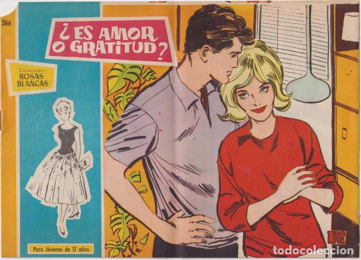 Tebeos: Rosas Blancas n&ordm; 266. Toray 1958 - Foto 1