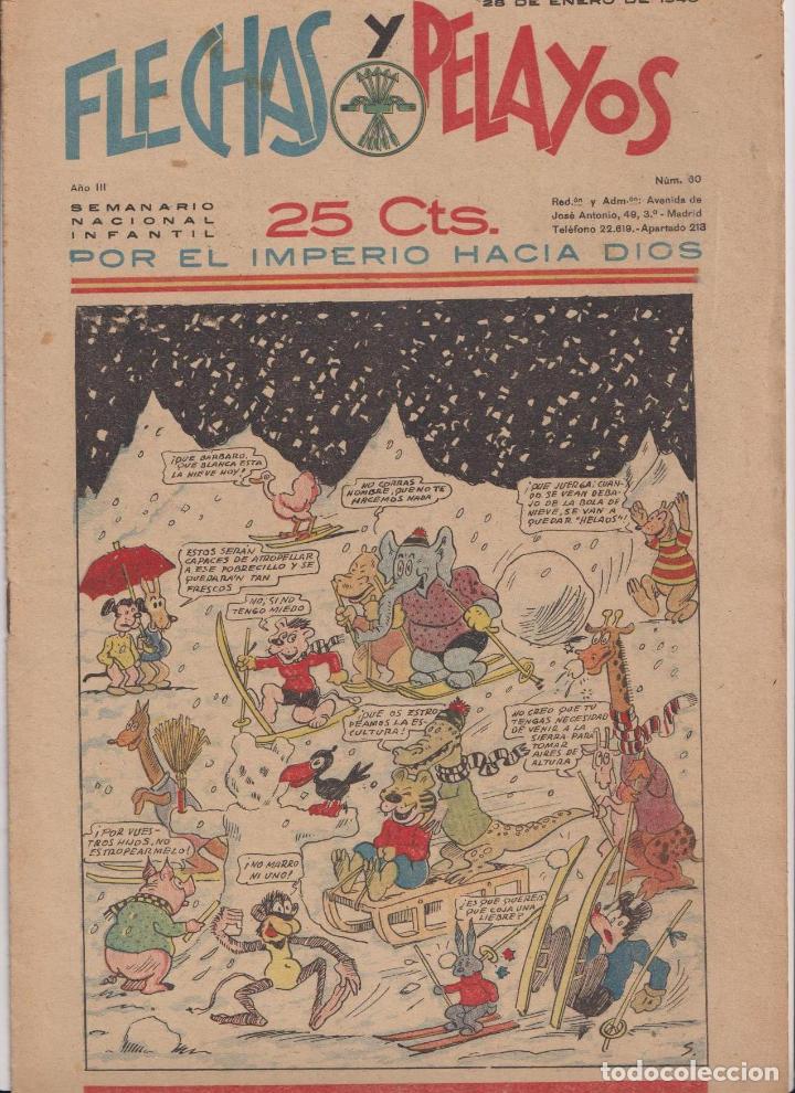 Tebeos: Flechas y Pelayos n&ordm; 60. Fet y de las Jons, 1938 - Foto 1