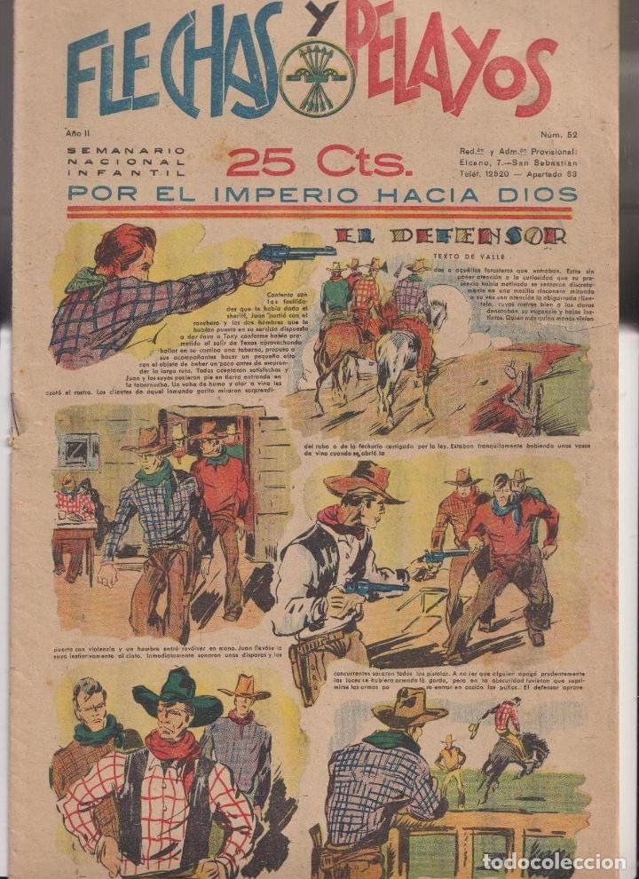 Tebeos: Flechas y Pelayos n&ordm; 51. Fet y de las Jons, 1938 - Foto 1
