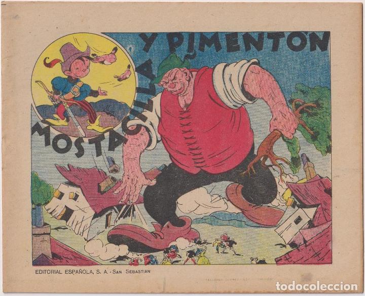 Tebeos: Mostazilla y piment&oacute;n. Editorial Espa&ntilde;ola, 1939 - Foto 1