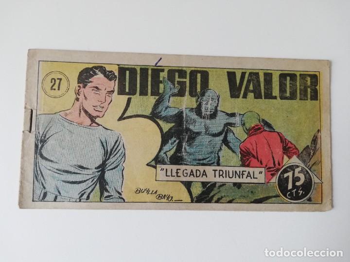 Tebeos: TEBEO DIEGO VALOR N&ordm; 27 LLEGADA TRIUNFAL - Foto 1