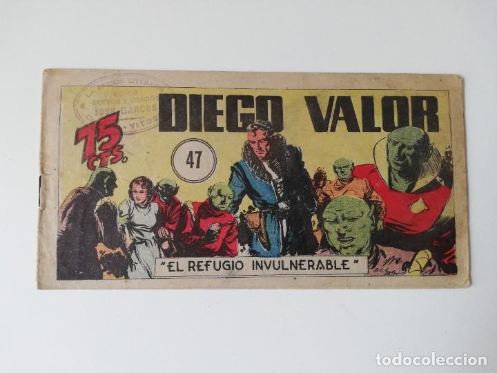 Tebeos: TEBEO DIEGO VALOR N&ordm; 47 EL REFUGIO INVULNERABLE - Foto 1