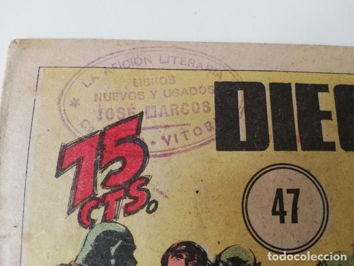 Tebeos: TEBEO DIEGO VALOR N&ordm; 47 EL REFUGIO INVULNERABLE - Foto 2