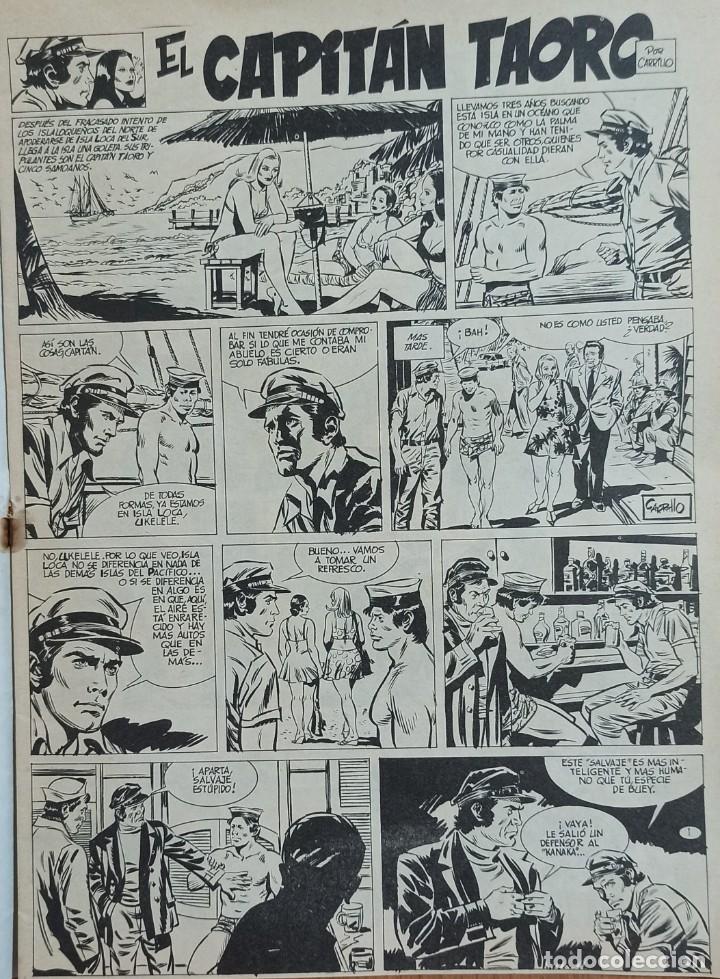 Tebeos: EL CAPIT&Aacute;N TAORO SERIE ISLA LOCA - EDICIONES GRAFIMART 1976. - Foto 6