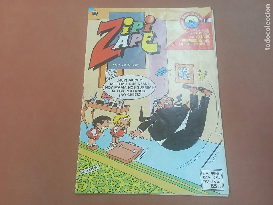 Tebeos: zipi zape a&ntilde;o XV n&ordm; 662 - COB - Foto 1