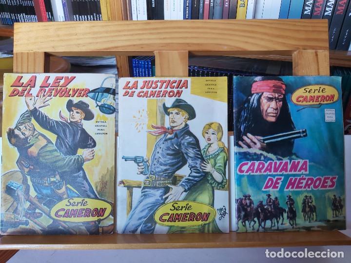 Tebeos: Archivo * CAMERON N&ordm; 1, 2, 3 * EDITORIAL GOGAR 1966 * COMPLETA * - Foto 2