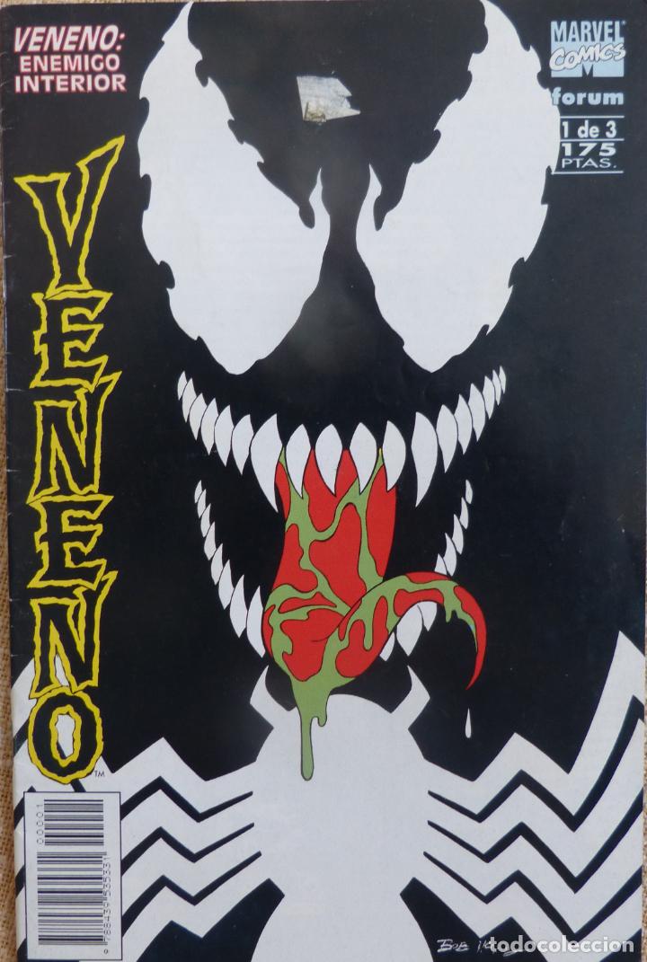 Tebeos: Comic Veneno,enemigo interior, Nunero 1 de 3,1994,Marvel - Foto 1