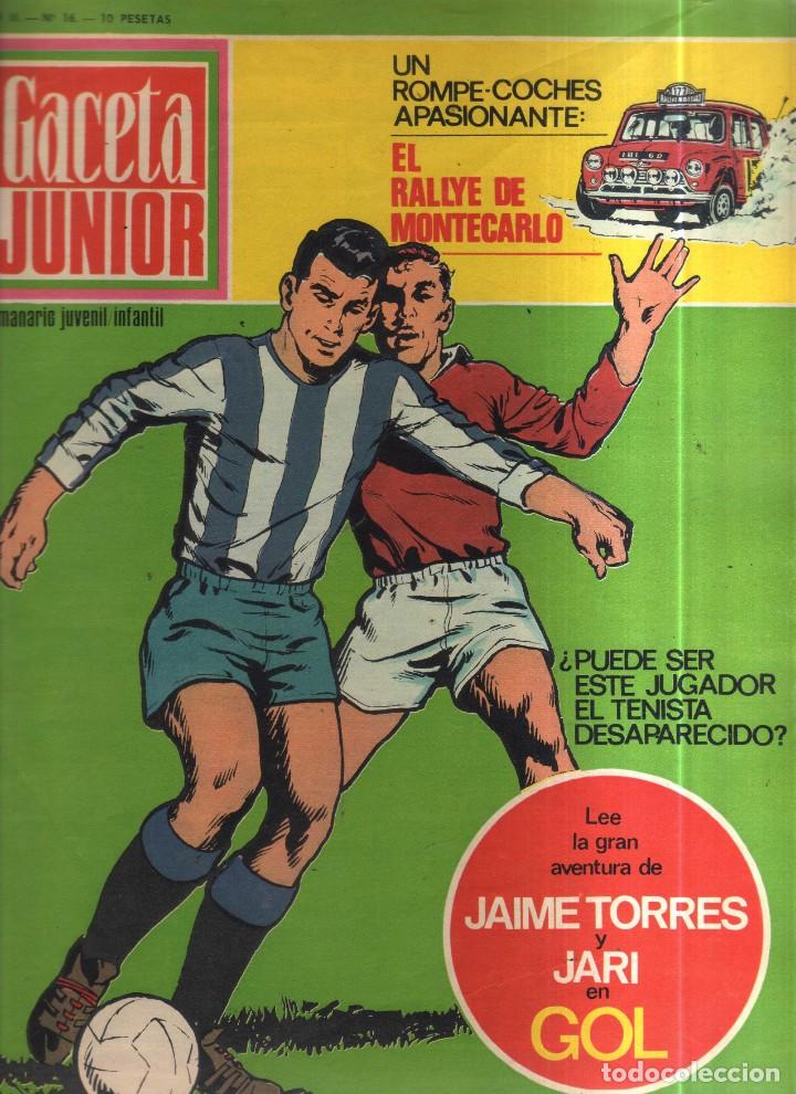 Tebeos: GACETA JUNIOR A&Ntilde;O 1 Y II 14 NUMEROS SUELTOS - Foto 2
